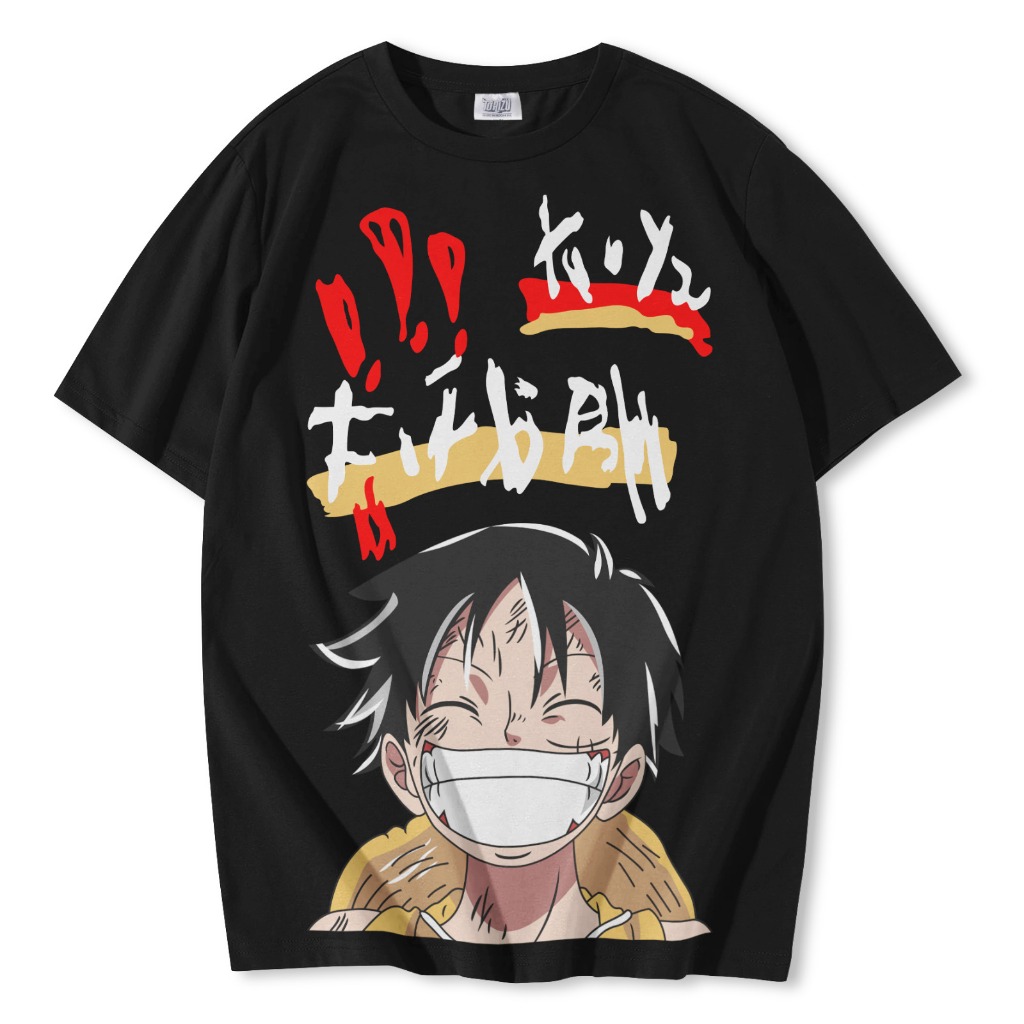 Tshirt One Piece Luffy Big Smile Mugiwara Premium Anime Manga Pirate