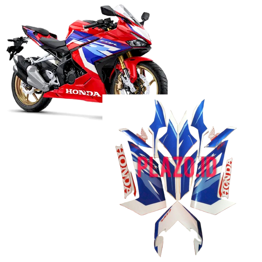 MERAH Motorcycle striping/Sticker lis honda cbr 250rr sp 2024 Red-Blue ...