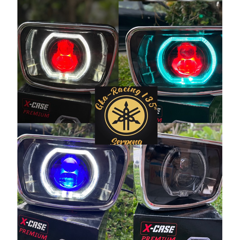 Rx king custom biled transformer headlamp with 2 led lenses | Shopee ...