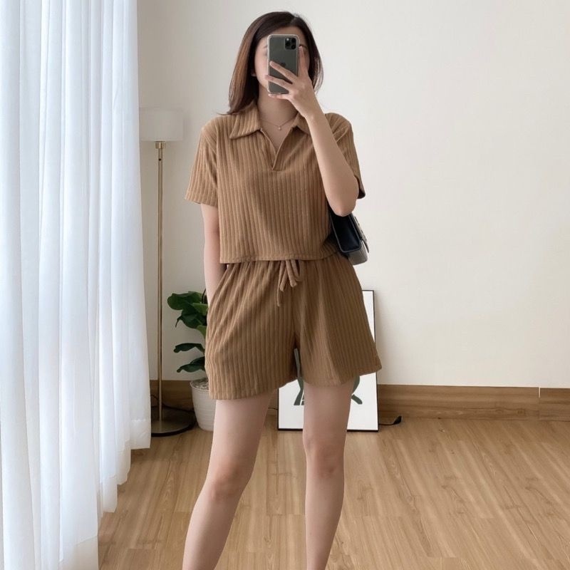 New Product - Duchishop SIERA Women's PREMIUM Knit One Set HORNET CROP ...