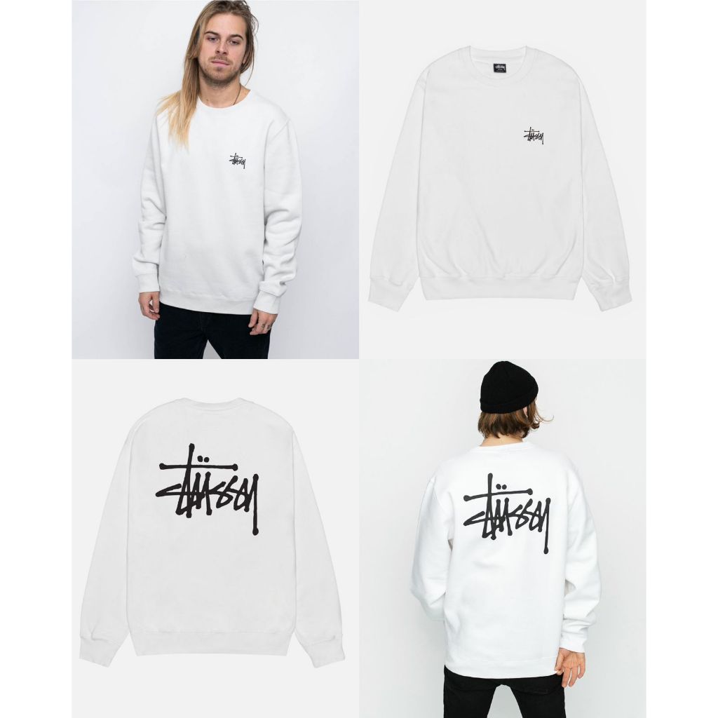 Stsy Big Crackle Sport Crewneck & Basic Logo Sweatshirt Stsy Big Crackle Sport Crewneck & Basic Logo Sweatshirt