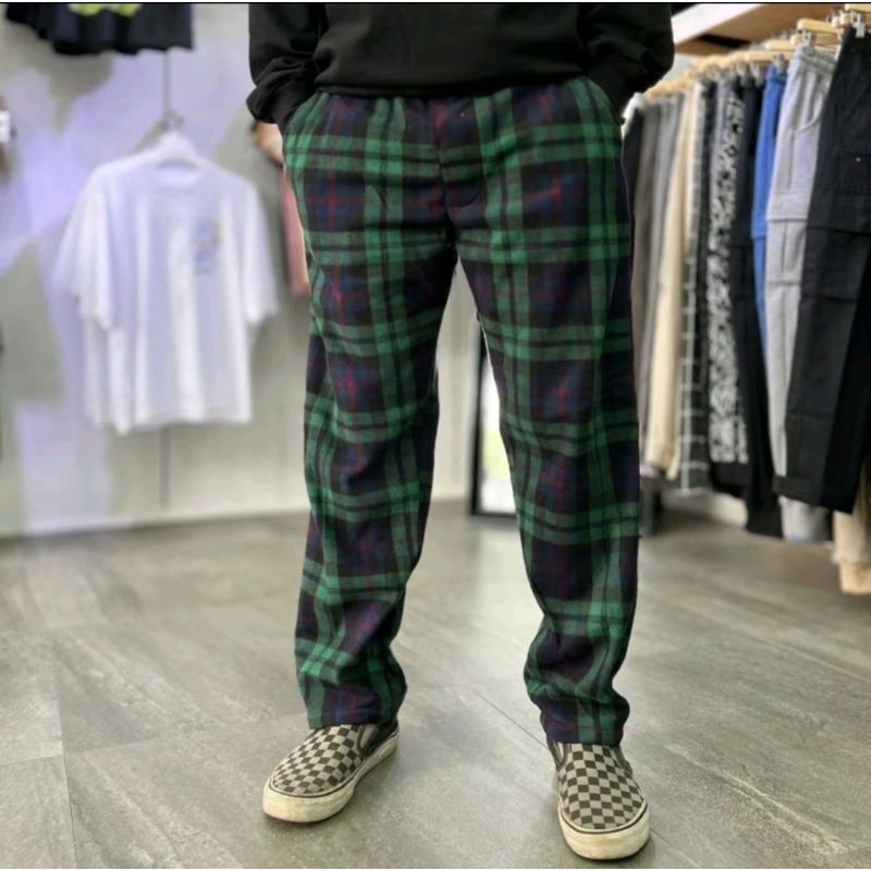 Long pants tartan store