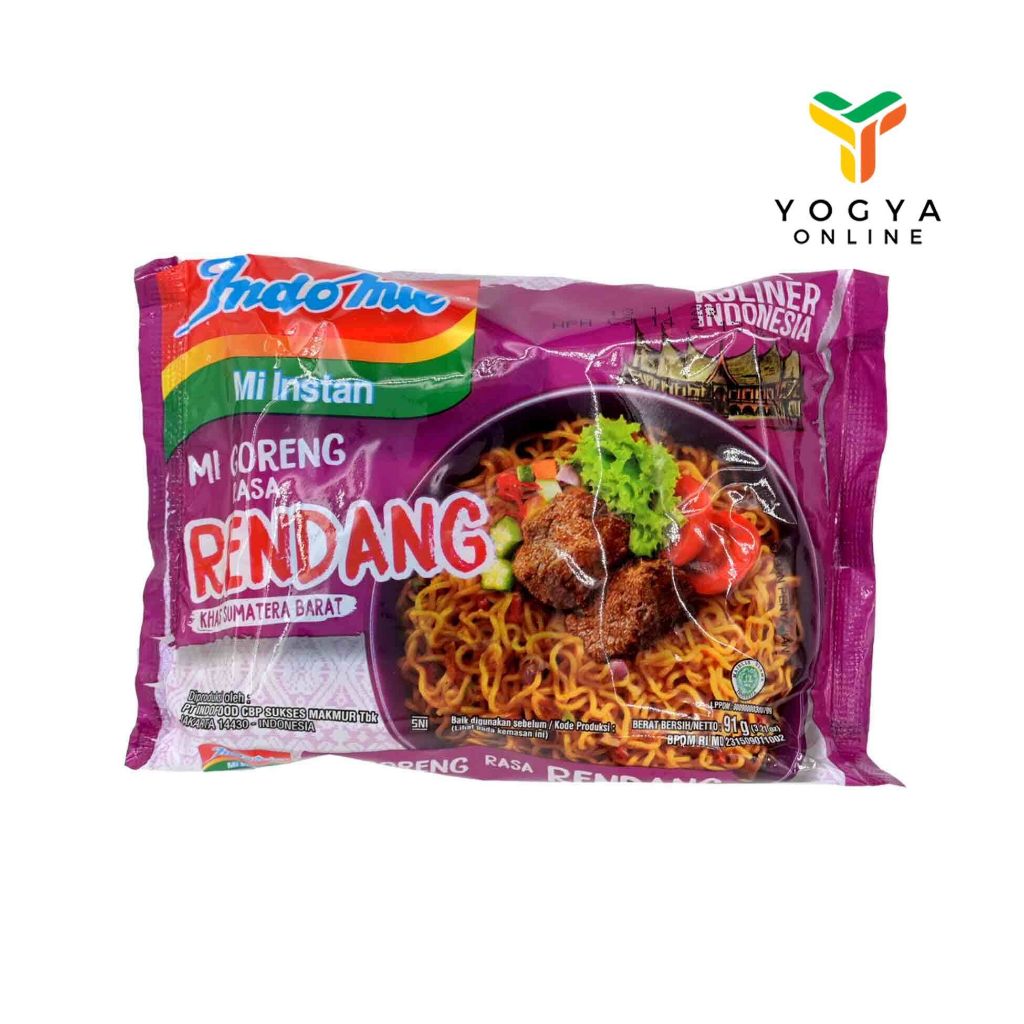 Indomie Fried Rendang 91 Grams | Shopee Malaysia