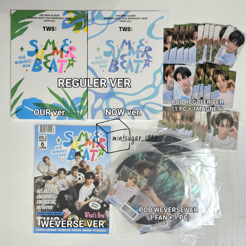 Tws 2nd Mini Album [summer Beat] Regular Photobook Version Weverse