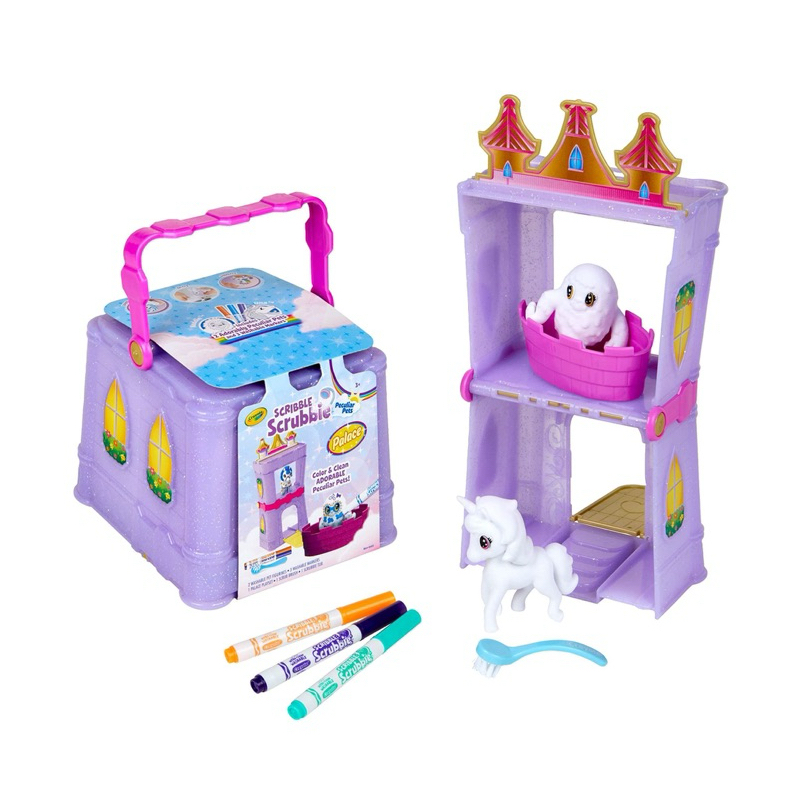 Crayola Scribble Rubbie Peculiar Pets Palace Playset | Shopee Malaysia