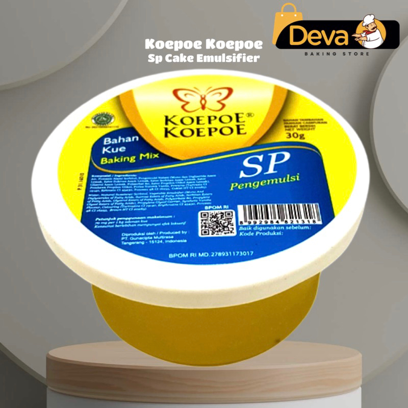 Koepoe Koepoe Sp Cake Emulsifier - Sp Kupu Kupu Cake Stabilizer 35gr ...