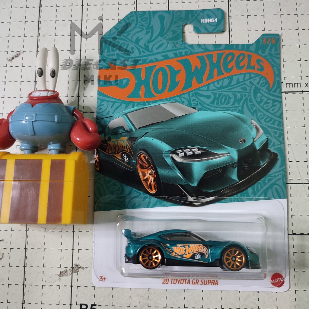 Hot Wheels 20 Toyota Gr Supra 56th Anniversary Series Fast Card