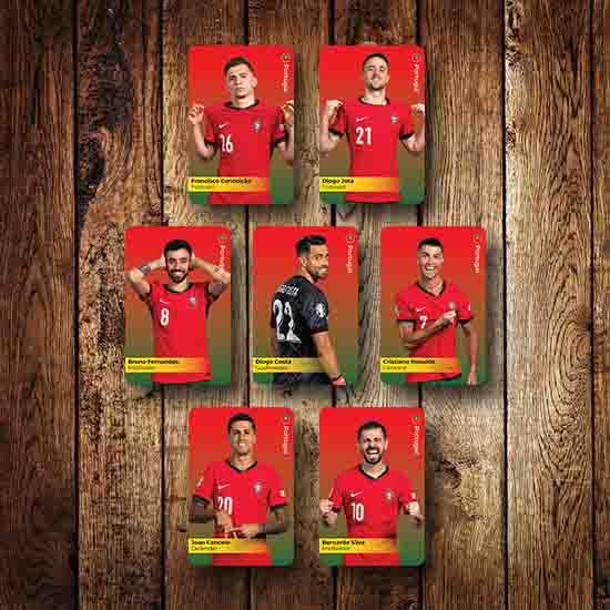 Portuguese National Team Football Player Photocard - European Cup ...