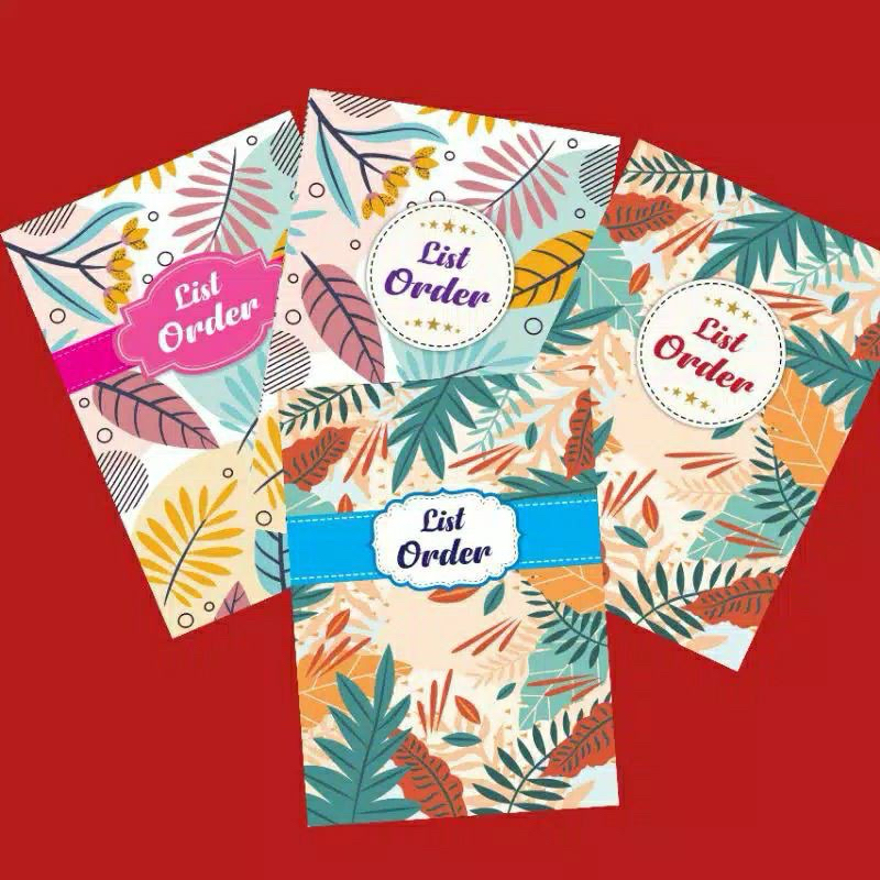 Order LIST Book/ ONLINE SHOP Book/ ORDER LIST Book | Shopee Malaysia
