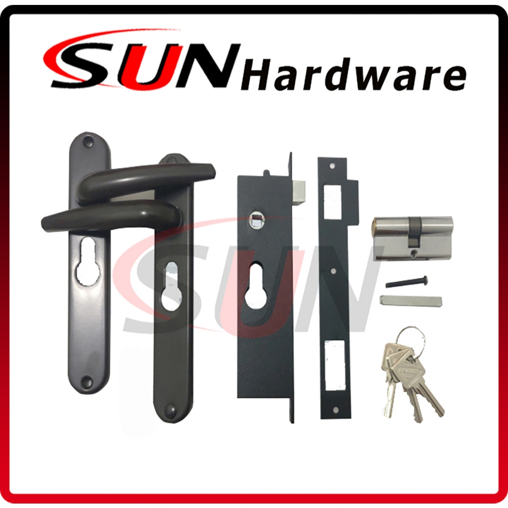 Expanded Expanda Mosquito Wire Door Lock Black Aluminum Handle Pull ...
