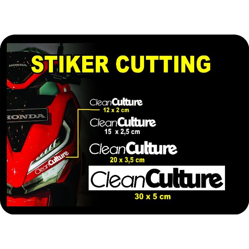 Cleanculture/Resourse Cultivation sticker | Shopee Malaysia