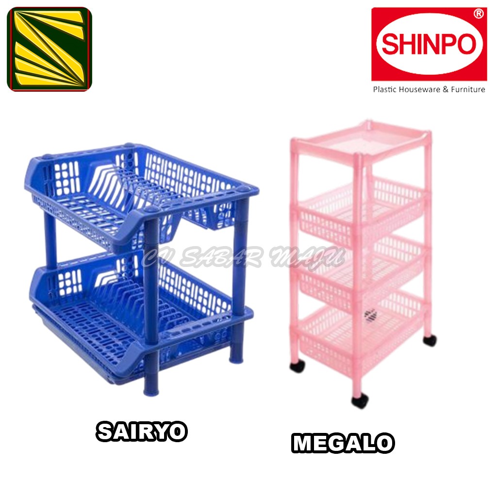 Best Selling!! Sairyo Stacking 2-story Dish Rack And 3-wheel Megalo ...