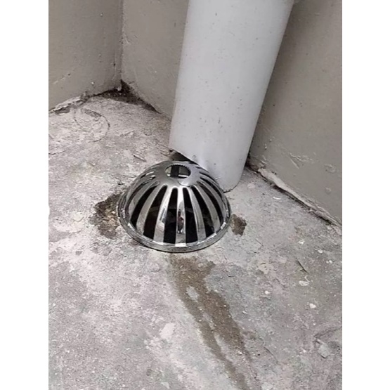 Chrome Brass Roof Drain 4