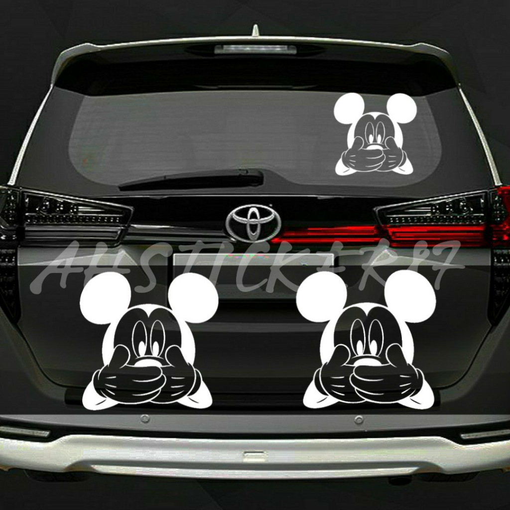 Car Sticker Car Sticker Mickey Mouse Sticker Car Glass Sticker laptop ...