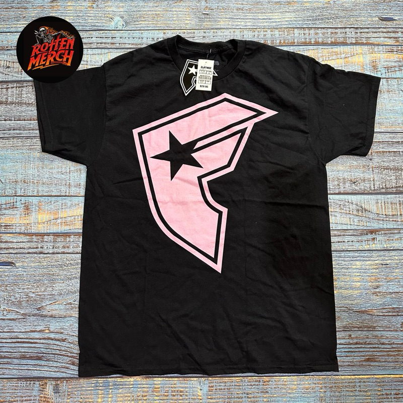 Famous Stars & Straps T-Shirt - BOH Pink Travis Barker Blink 182 ...