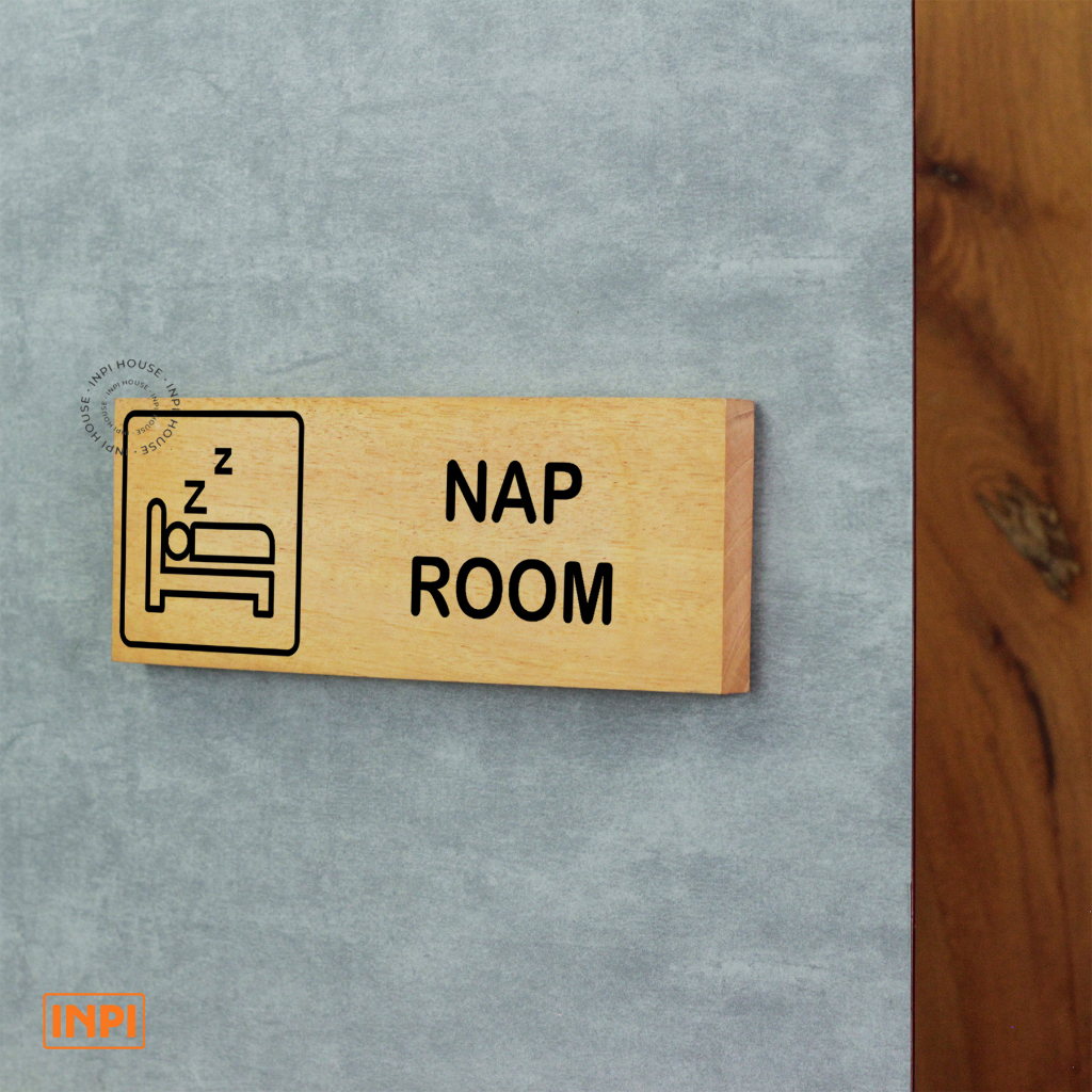 INPI HOUSE Signage Nap Room - Rest Room Area Sign Board - Wood | Shopee ...