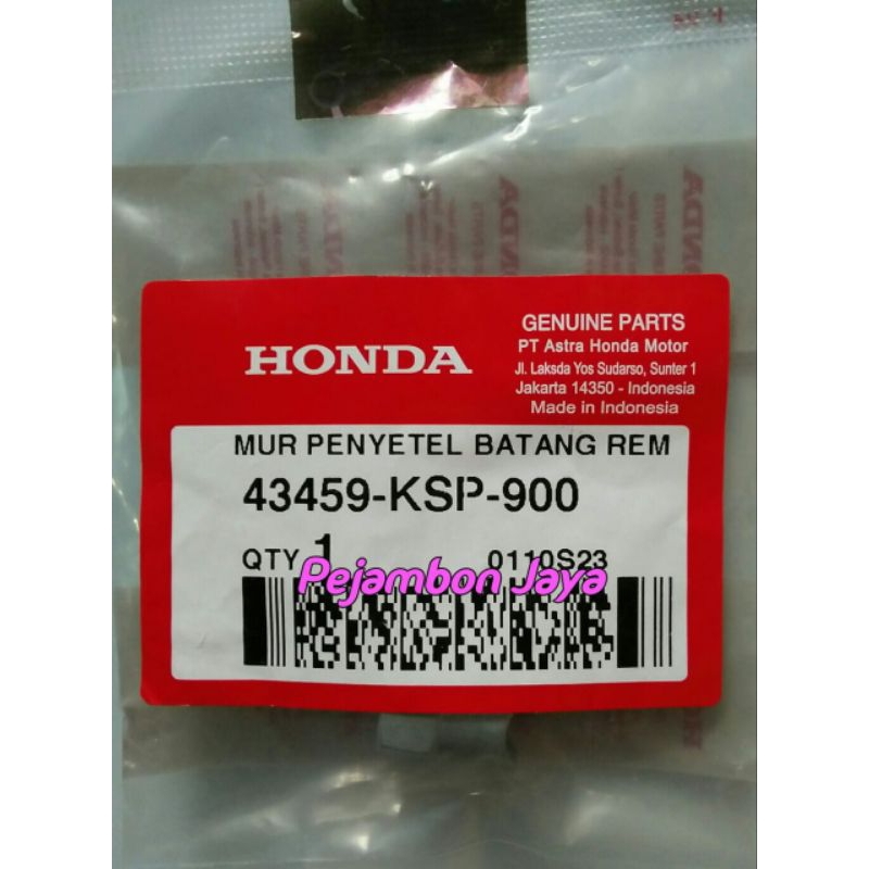 43459ksp900 Brake Rod Adjustment Nut Shopee Malaysia