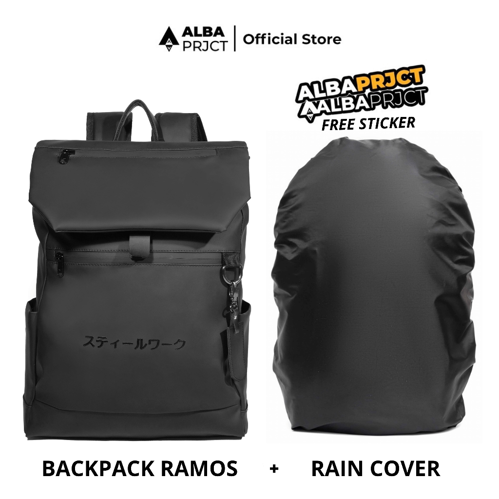 Alba Project Backpack Backpack "RAMOS BUNDLING RAINCOVER" Men's