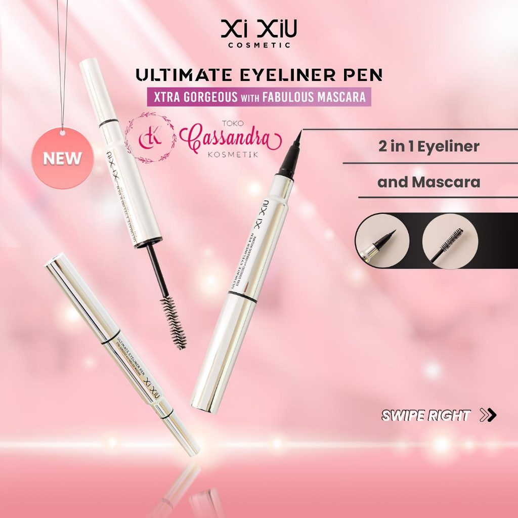 Xi XIU 2 IN 1 ULTIMATE EYELINER PEN XTRA WITH FABULOUS MASCARA