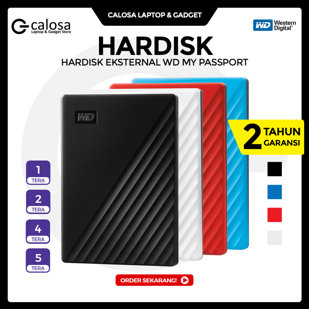 External Hardisk Wd My Passport Hdd 1tb 2tb 4tb 5tb External Original Shopee Malaysia 1614