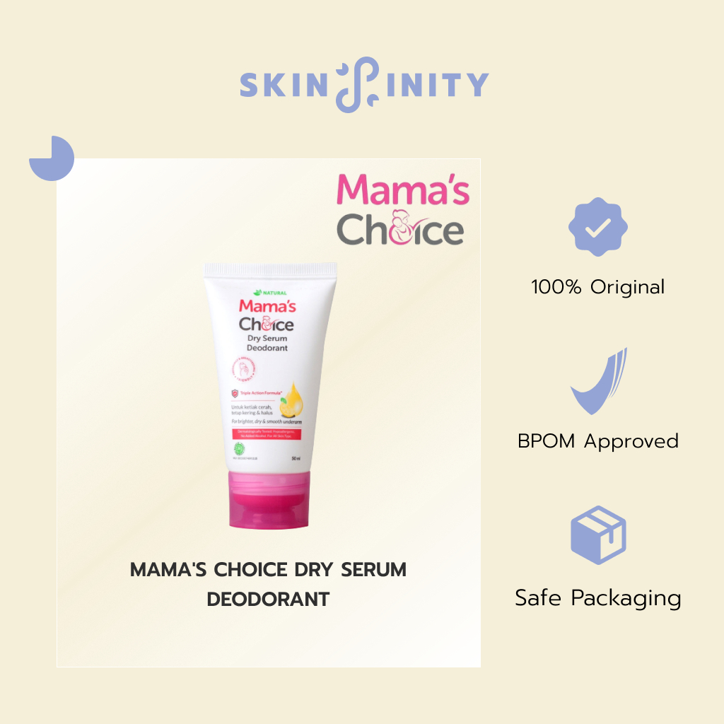 Mama's Choice Dry Serum Deodorant (Natural Deodorant Safe For Pregnant