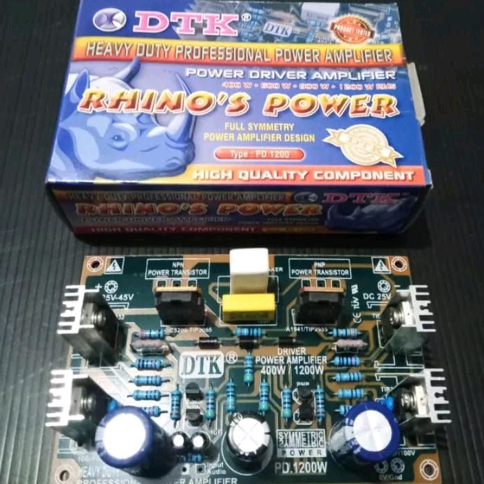 Power Driver Amplifier DTK RHINO'S Type PD 1200 | Shopee Malaysia