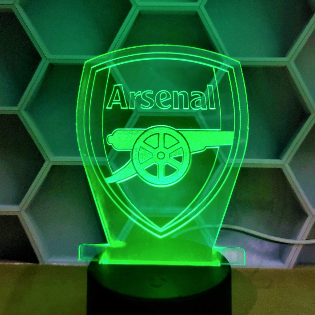 Lampu Hias Lampu Tidur Akrilik LED Arsenal / Standing Lamp Acrylic LED ...