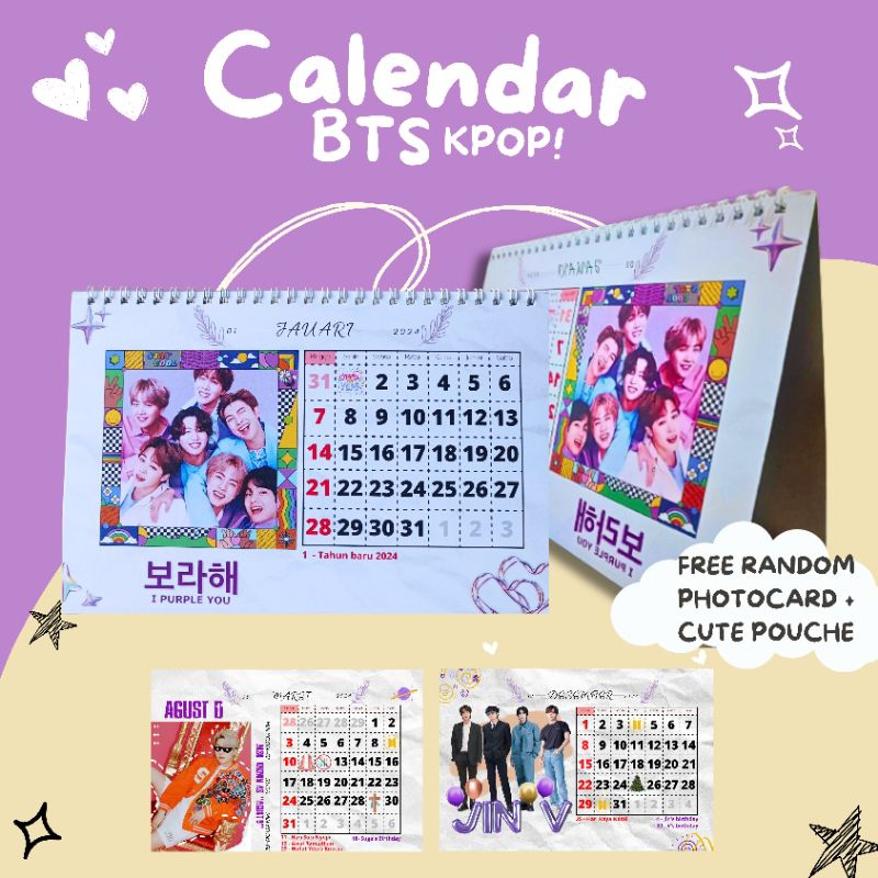 Kpop 2025 Sitting Calendar Shopee Malaysia