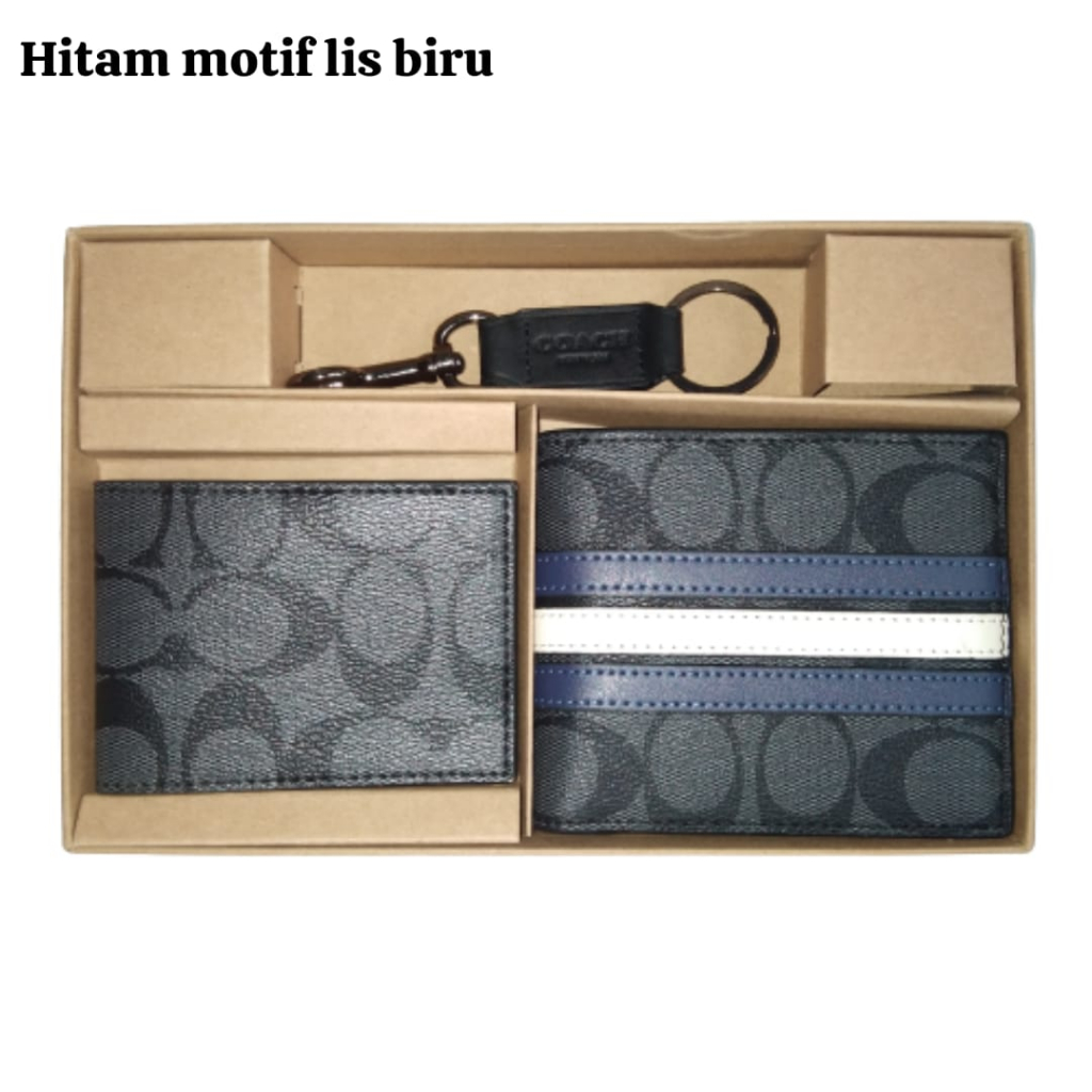 (3IN1) Men's COC WALLET WITH BOX | Shopee Malaysia