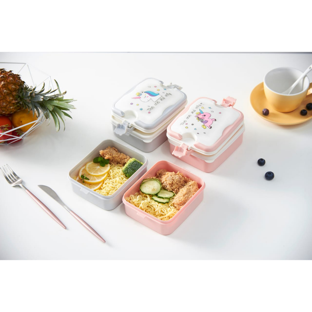 Girls' SCHOOL LUNCH BOX / UNICRON GIRLS' LUNCH BOX 2 LAYERS | Shopee
