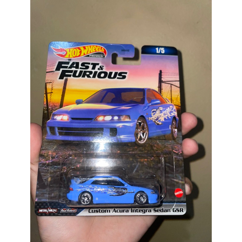 Hot Wheels Premium Custom Acura Integra - FnF Edition (FREE PROTECTOR ...