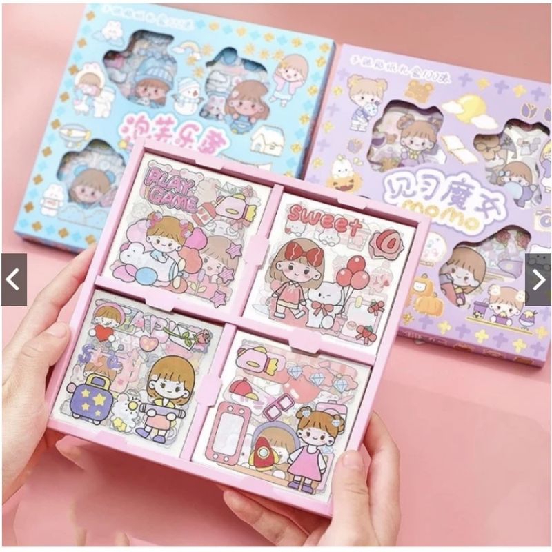 Momonwaterproof Sticker/Waterproof Cute Sticker/100pc Sticker/Children ...