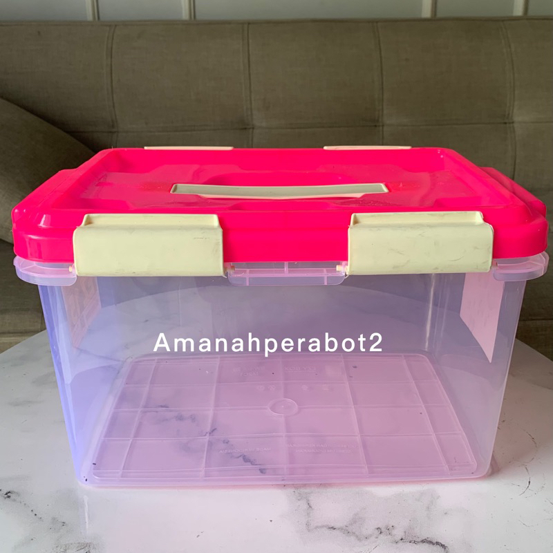 Ezy CONTAINER BOX 15 LITER PLASTIC STORAGE PARCEL BOX CONTAINER BOX ...