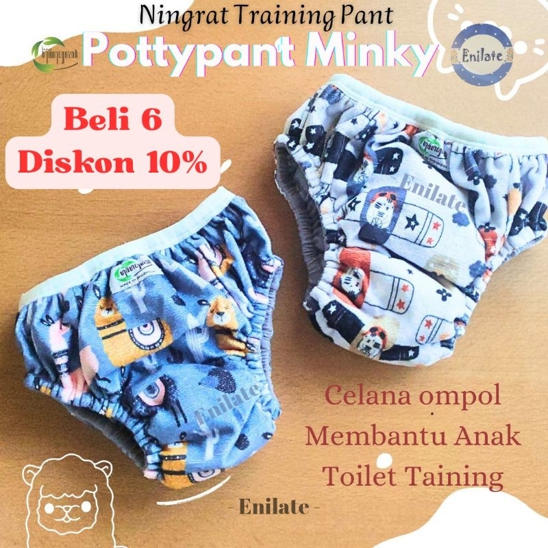 Training Pant Ningrat Pottypant Minky Tatur Pants Learning Toilet