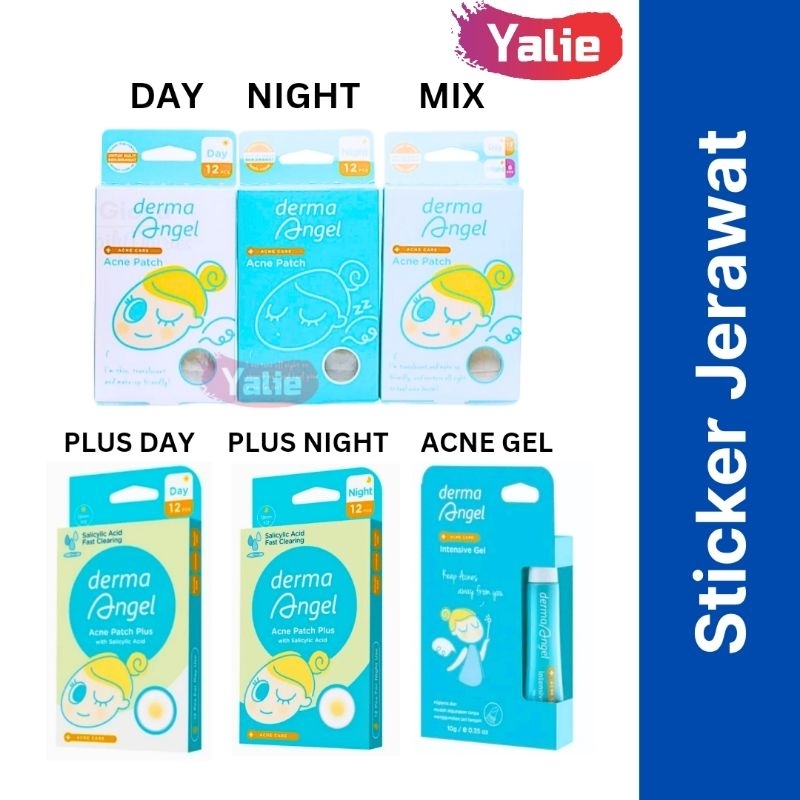 Derma ANGEL Acne Patch Day Night Mix Plus Acne Sticker 6 12 18 ...