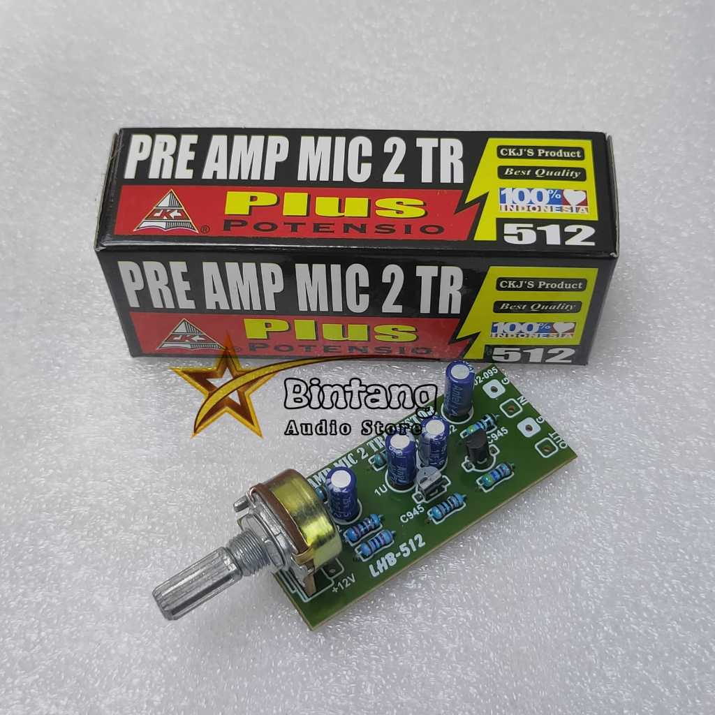 Preamp Mic 2 TR/Pre Amp 2 Transistor Product CKJ 512 Original Shopee