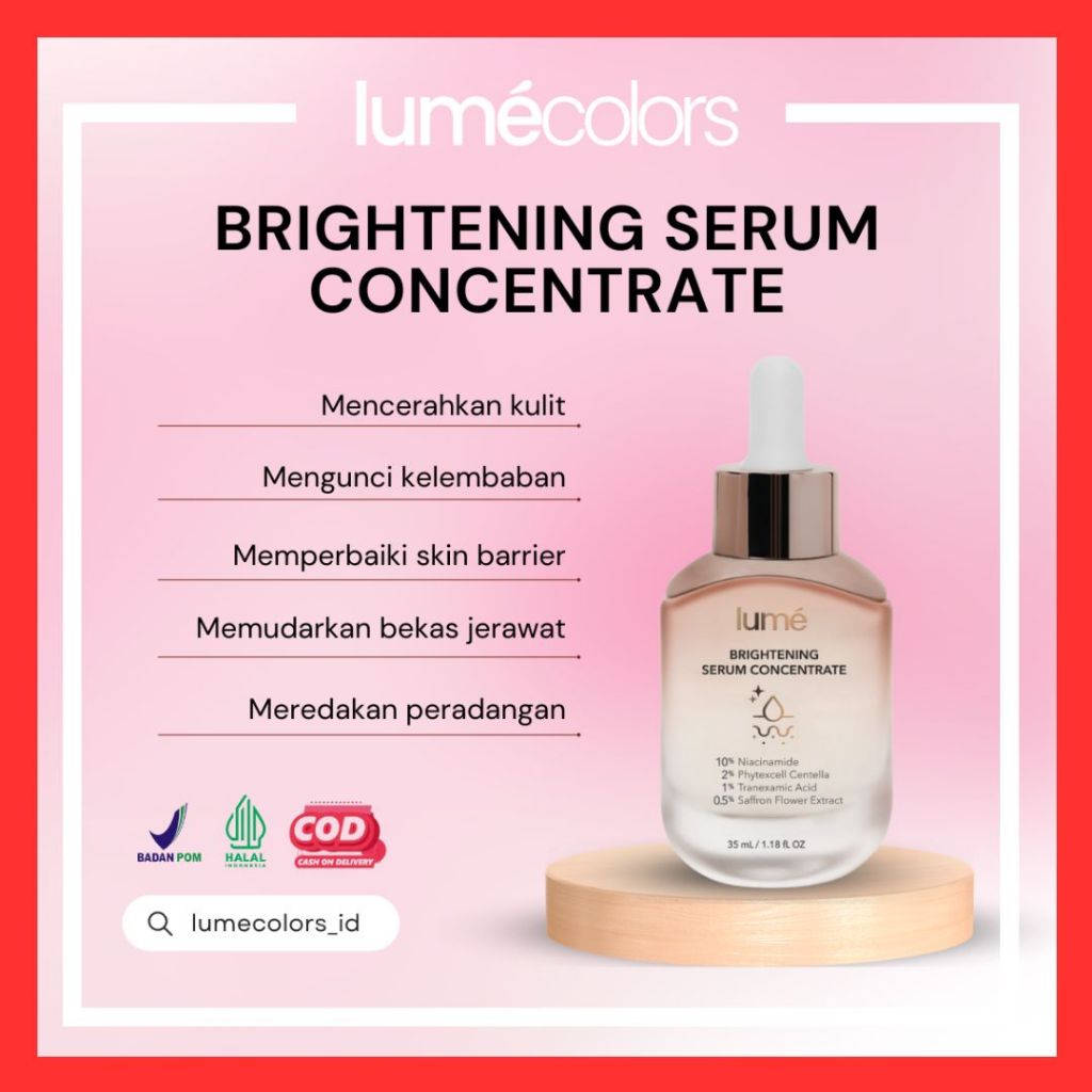 Lume Brightening Serum Concentrate Lume Skincare | Shopee Malaysia