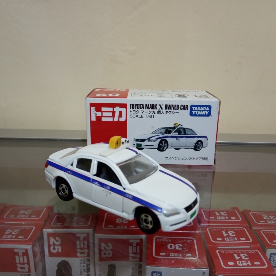 Tomica No 60 Toyota Mark X No 64 Toyota Mark X diecast takara tomy ...