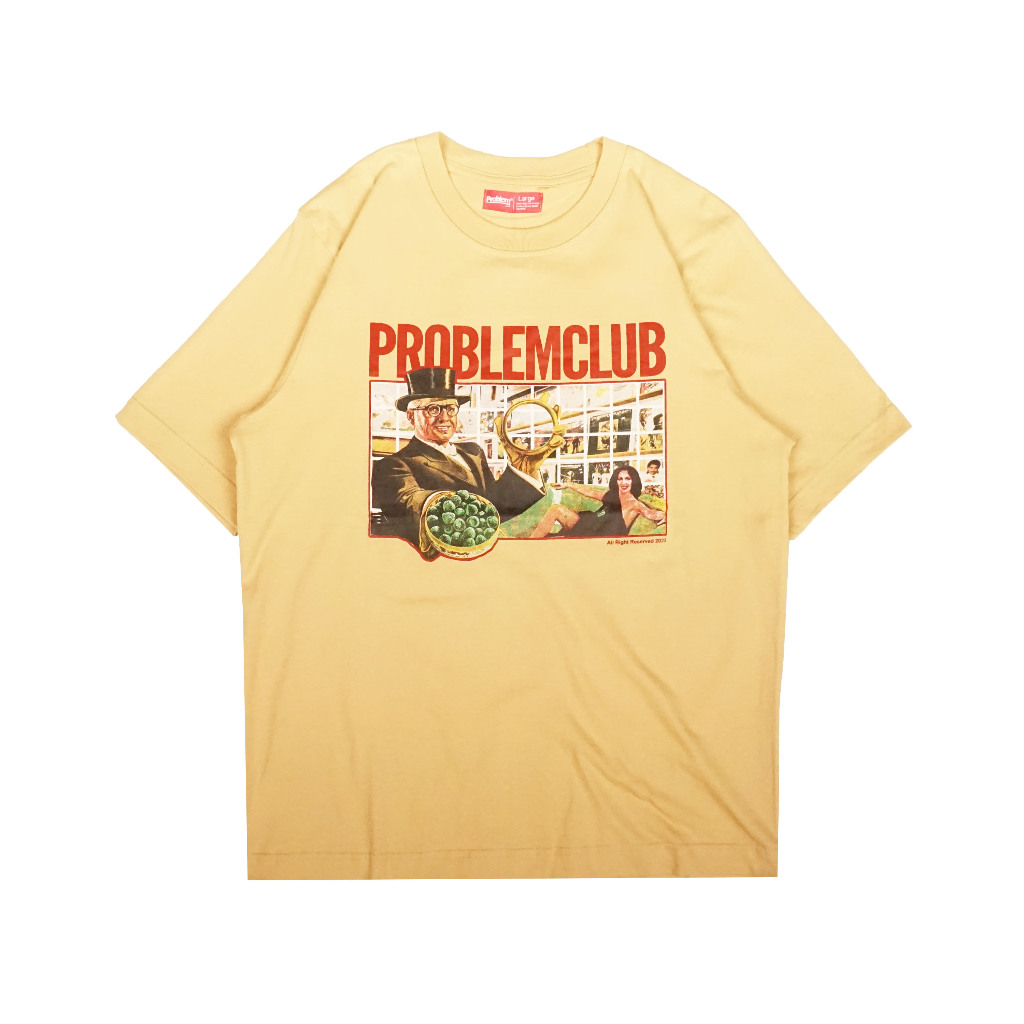 Problem Club - T-Shirt 199Totle - Cream | Shopee Malaysia