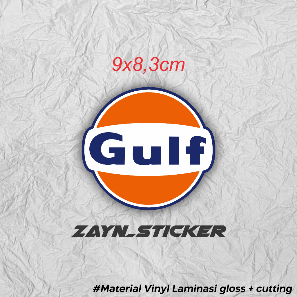 Gulf LOGO STICKER | Shopee Malaysia