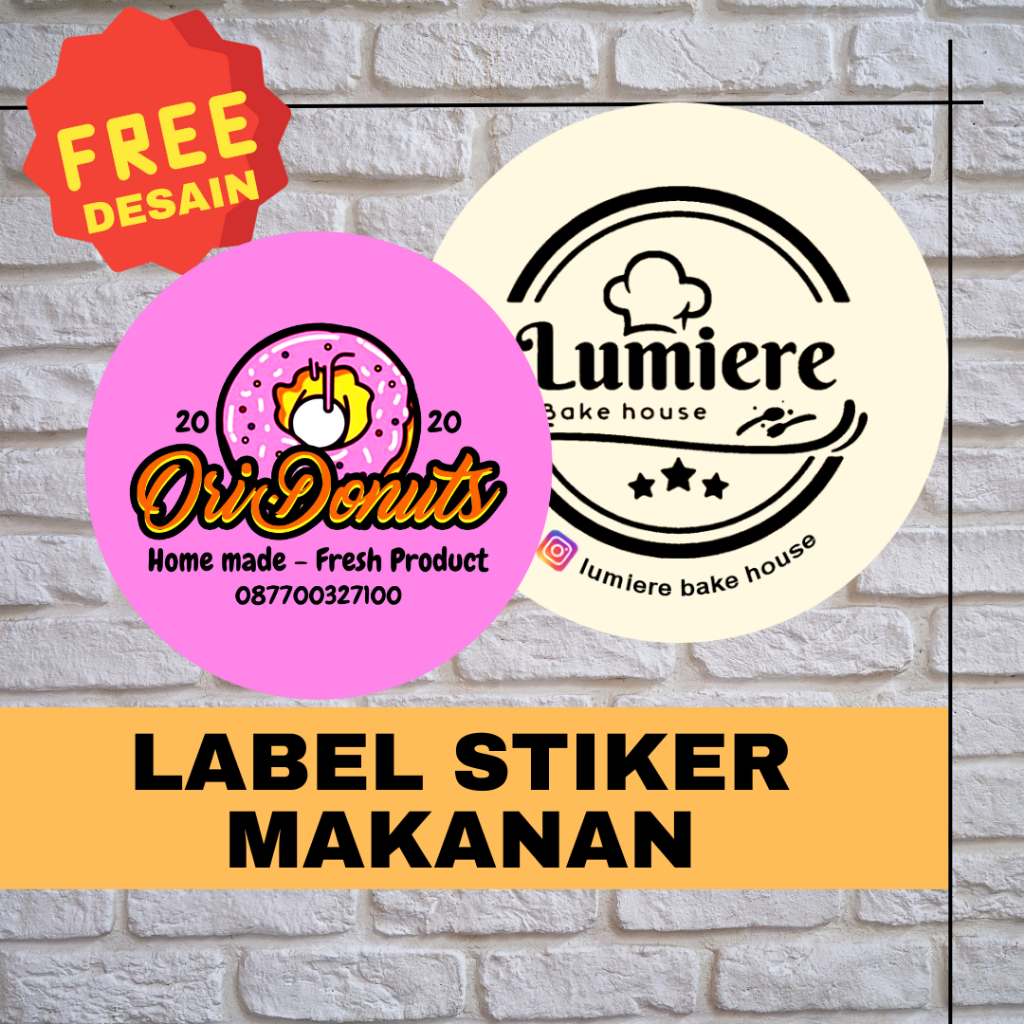 Food Labels/Food Sticker Labels/Food Label Stickers/Food Product