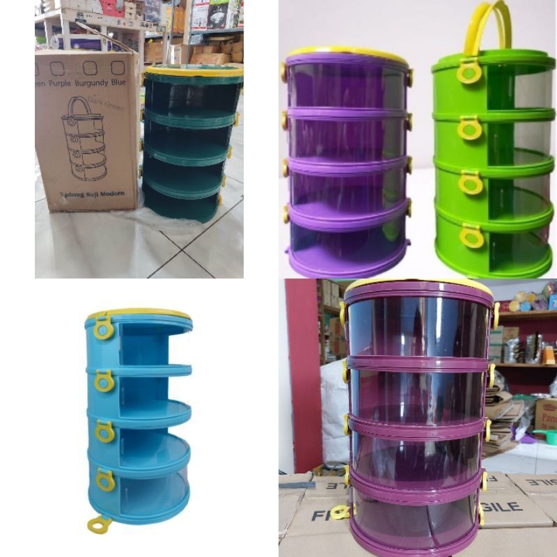 Food Rack Storage 4-tier 5-tier - Serving Hood Stacking 4-Layer 5-Layer ...