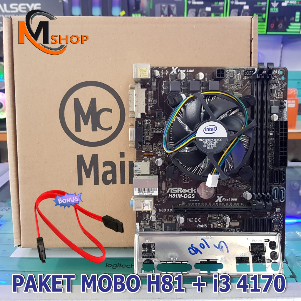 Motherboard Mainboard Package Intel H81 Lga 1150 Ddr3processor I3 4170