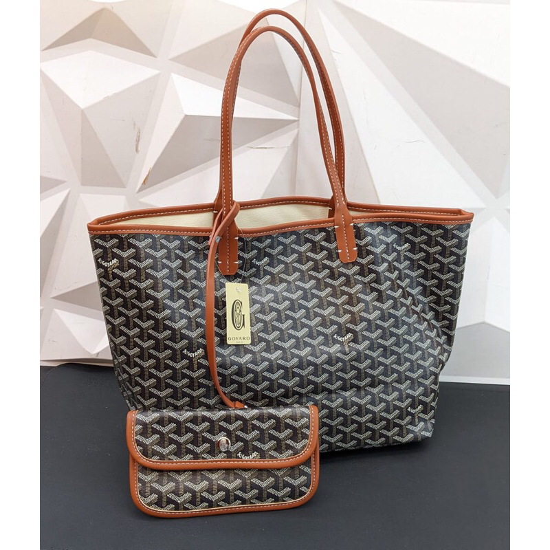 St. GOYARD Bag Louis SET POUCH TOTE BAG Women IMPORT PREMIUM QUALITY FREE PAPERBAG