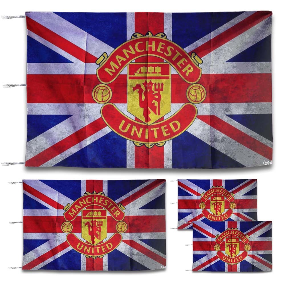 Manchester United Flag Poster Manchester United Fabric Satin Material