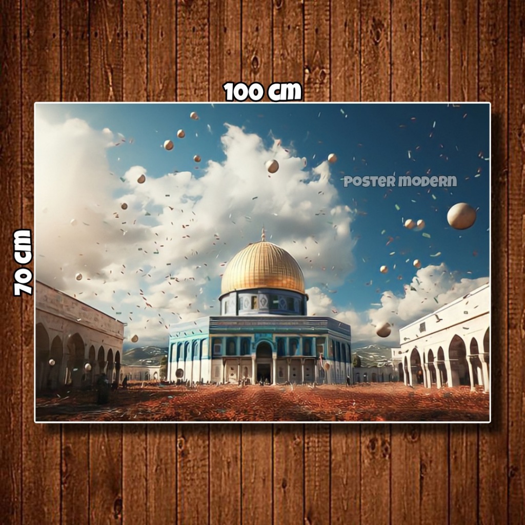 Palestine al aqsa Mosque poster Print Painting Big Size Jumbo Code 20