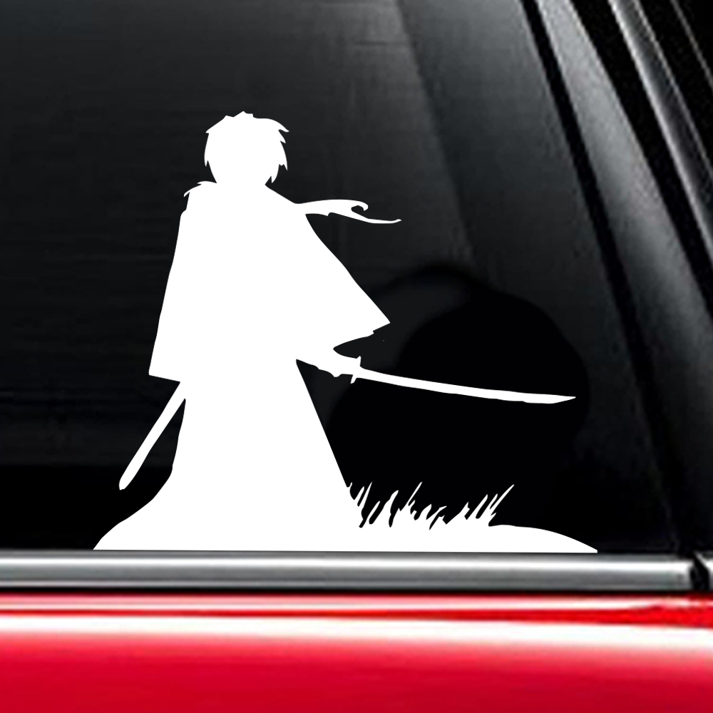 Kenshin Himura Samurai X Sticker Anime Car Glass Motorcycle Laptop ...