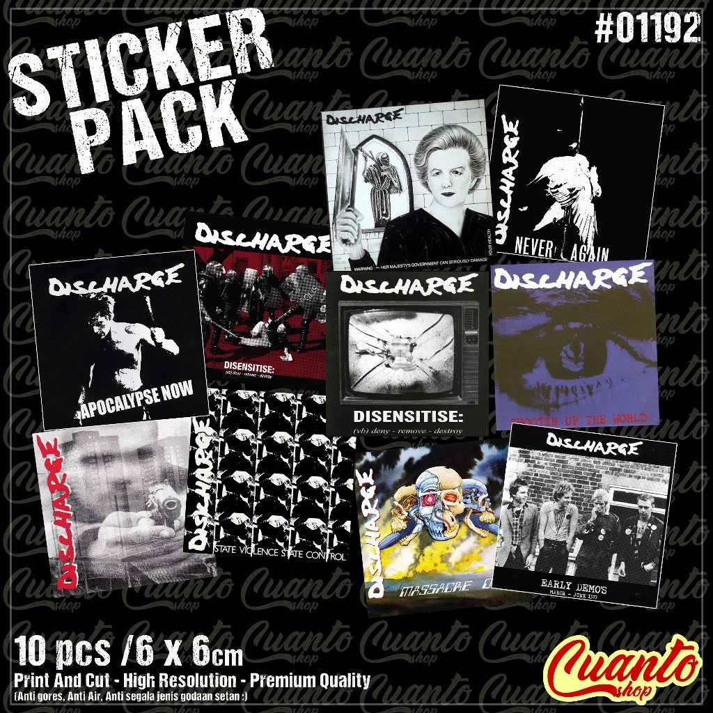 Sticker Discharge Album Series Contents 10+1 | Shopee Malaysia