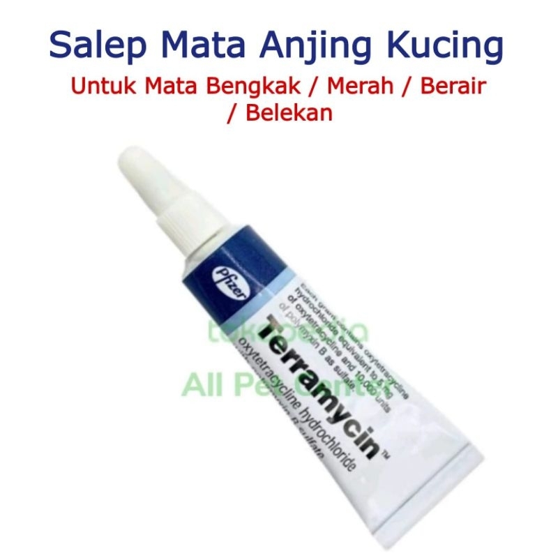 MERAH MATA Dog Cat Eye Ointment For Red Eyes Swelling Watery Belekan