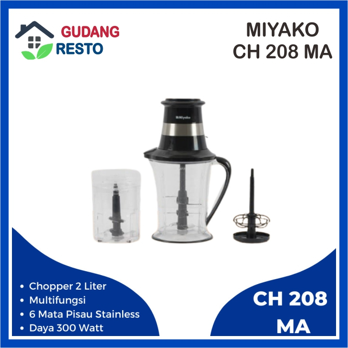 Miyako CH 208MA CHOPPER BLENDER CH208 208MA FOOD PROCESSOR Meat Grinder